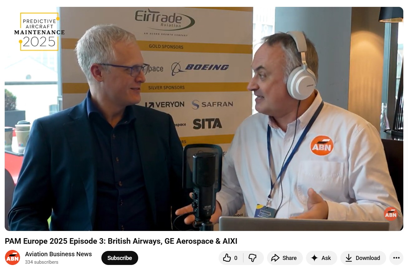ABN's Lee Hayhurst interviews AIXI CEO Cameron Byrd for his podcast during the 2025 PAM Europe conference in Dublin, Ireland.